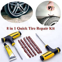 1 Set Car Motorcycle Tire Repair Kit Tire Plug Tubeless Tyre Puncture Repair Kit Strip Glue Tool Car/Motorcycle Accessories 2024 - buy cheap
