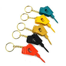 Alloy Excavator Keychain Broken Hammer Keychain Komatsu Kobelco Hitachi Caterpillar Creative Keychain Boutique Pendant 2024 - buy cheap