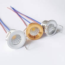 Mini LED Downlights 3W COB LED lámparas de techo foco regulable 220V 230V blanco, dorado, plateado, iluminación para escaparate de joyas 2024 - compra barato