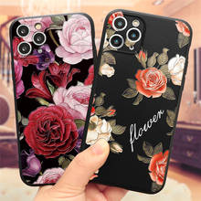 3D Emboss Rose Flower Phone Case For iPhone SE2 8 7 6 6S Plus 5 Soft Silicone Coque For iPhone 13 11 12 Pro XS MAX XR X Cover 2024 - buy cheap