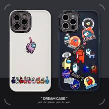 Luxury soft Cartoons Case For iPhone 11 12 Pro Max mini 7 8 6 6S Plus XR X XS MAX se silicon astronaut Relief phone Cover fundas 2024 - buy cheap