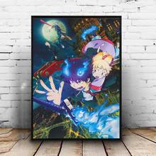 Modular Pictures Canvas Blue Exorcist Wall Art Paintings Japan Animation Role Printed Poster Living Room Home Decoration Frame 2024 - buy cheap
