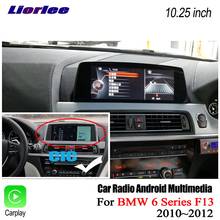 Liorlee Car GPS Navigation System For BMW 6 Series F13 2010-2012 CIC Car Android Multimedia Radio Stereo HD Screen Display TV 2024 - buy cheap