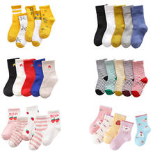5 pairs/pack 100% Cotton Kids Socks Lot Unisex Baby Socks for Girls&boys Children Soft Winter Cute Cartoon Socks Set 2024 - buy cheap