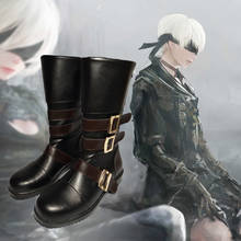 NieR:Automata cos YoRHa no. 9 тип S; Обувь для костюмированной вечеринки; Модная парусиновая обувь; Повседневная обувь для мужчин и женщин; Обувь с героями мультфильмов в стиле аниме для колледжа 2024 - купить недорого