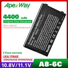 ApexWay 4400mAh 11.1V laptop battery For ASUS A32-A8 70-NF51B1000 90-NF51B1000 90-NF51B1000Y 90-NNN1B1000Y NB-BAT-A8-NF51B1000 2024 - buy cheap