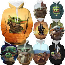 Jango Fett Baby Cosplay Costumes Sweatshirt Hoodie Jacket Coat Pullover 2024 - buy cheap