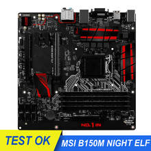 Placa-mãe lga 1151 para intel b150 150m, usada para desktop msi b150m, ddr4 sata iii, usb3.1, 64gb 2024 - compre barato