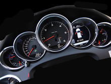 Fit For Porsche Panamera 970 2010 2011 2012 2013 2014 2015 ABS Matt Dashboard Meter Ring Cover Trim 5pcs 2024 - buy cheap