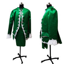 New green Male costume Civil War Victorian Styled suit coat D-572 2024 - buy cheap