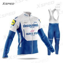 2020 Cycling Clothing Men Long Sleeve Jersey Set Quick Step Team Clothing Spring Autumn Race Bike Uniform Beathable Tight Suit 2024 - buy cheap