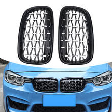 Car Front Kidney Grille Black Diamond Racing Grills For BMW E70 E71 E72 X5 X6 2006-2013 Car Exterior Accessories 2024 - buy cheap