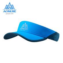 Aonijie-chapéu esportivo e4080s com alça, leve, ajustável, viseira de sol, para verão, praia, golf, maratona 2024 - compre barato