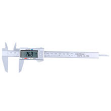6 Inch 0-150mm Caliper Measuring Tool LCD Display Digital Vernier Caliper Measuring Instrument Plastic Vernier Caliper 2024 - buy cheap