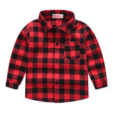 Classic Plaid Shirts Boy Shirts Kids School Clothes Girls Blouse Children Clothing Sweatershirt Teenage Top Kid shirt 2024 - buy cheap