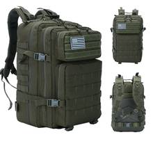 36-55L Men Tactical Bag Camping Hiking Backpack Waterproof Hunting Equipment Outdoor Travel Backpacks Big Capacity 2024 - buy cheap