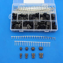 Conector jst sm macho e fêmea 2.5mm, plug plug conector macho 2 3 4 5 pinos com kit de sortimento de conector 560 peças (560 peças) 2024 - compre barato