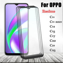 Full Tempered Glass For OPPO Realme C11 2021 C15 C12 C17 C20 C21 Y C25 C3 Screen Protector For Real Me C2 Glass Protective Film 2024 - buy cheap