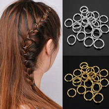 200 PCS Hair Braid Rings Accessories Braid Rings Hair Loop Clips for Women and Girls Dreadlocks Fashion Hip-Hop DIY Braid Rings 2024 - buy cheap