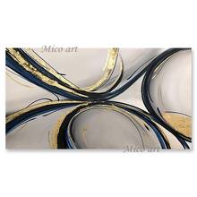 Abstract Gold Acrylic Texture Canvas Oil Painting Handmade Living Room Decor Wall Art Unframed Wall Hangings Pictures Artwork 2024 - buy cheap