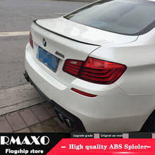 Para BMW F10 F18 Spoiler 2012-2015 M5 520 525li 528li de alta calidad de fibra de carbono alerón trasero de coche con imprimación de Color Spoiler trasero 2024 - compra barato