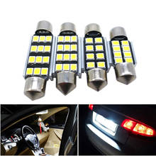 31mm 36mm 39mm 41mm SMD 2835 LED White Dome Festoon Car Light CANBUS Error Free C5W LED Lamp auto Bulb interior light 12V 2024 - buy cheap