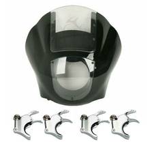 Motorcycle ABS Quarter Fairing Kit Windshield For Harley 1988-later Sportster XL 8831200 86-94 FXR 95-05 Dyna models Super Glide 2024 - buy cheap