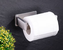 Suporte de aço inoxidável para banheiro, suporte de tecido sem perfuração, suporte de papel higiênico para cozinha e hotel 2024 - compre barato