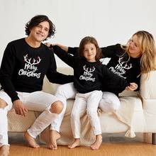 Christmas Family Tops Mommy and Me Matching Clothes Mother Daughter Father Son Mom Boys & Girls Sweatshirts Family Outfits Look 2024 - buy cheap