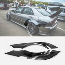 For Lexus 98-05 IS200 Altezza XE10 EPA Style Fiberglass Rear Fender 4pcs +65mm FRP Fiber Glass Wheel Flare Arch Cover Drift Kit 2024 - buy cheap