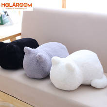 stayreal ashin Cat plush cushions pillow Back Shadow Solid Color Comfortable Cushion Cat Shape cojines decorativos para sofa 2024 - buy cheap