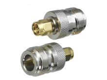 10pcs Connector Adapter SMA Male Plug to N Female Jack RF Coaxial Converter Straight New 2024 - buy cheap