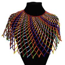 Multicapa Vintage collares de pechera étnicos nigeriano Boho collares anchos tipo gargantilla y colgantes mujeres declaración Maxi Partido Africano joyería 2024 - compra barato