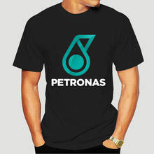 Petronas oil company racing logo masculino preto camiseta tamanho s a 3xl-2707a 2024 - compre barato
