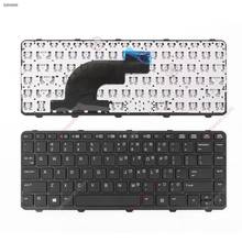Сменная Клавиатура для ноутбука HP PROBOOK 640 G1 645 G1 черная рамка WIN8 OEM 2024 - купить недорого