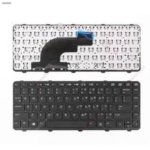 Teclado de repuesto para portátil HP PROBOOK 640 G1 645 G1, marco negro, WIN8 OEM, idioma de EE. UU. 2024 - compra barato