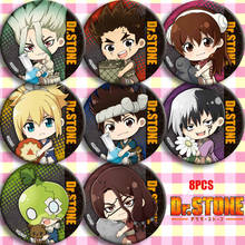 Japan Anime Dr.STONE Ishigami Senku Shishio Chrome Cosplay Party Bedge Cartoon Collect Badge For Bag Hats Button Pin Brooch Gift 2024 - buy cheap