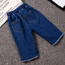 2020 summer clothing Boy girl baby children kids loose jeans trousers Good quality comfortable clothes cowboy denim pants 2024 - купить недорого