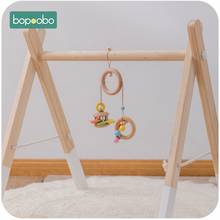 Bopoobo Mobile Wooden Ball Rattle Set 1PC Bed Stroller Baby Toys 0-12 Month Spiral Baby Hanging Crib Mobile Bed Bell For Baby 2024 - buy cheap