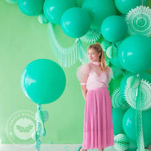 Balões de látex azul tiffany 2-50 paredes, bolas de ar, balões para decoração de festa de aniversário bebê, casamento, brinquedos de criança 2024 - compre barato