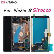 Для Nokia 8 Sirocco ЖК-дисплей сенсорный экран дигитайзер TA-1005 TA-1042 8 S Дисплей для Nokia 8 Sirocco ЖК-экран Замена 2024 - купить недорого