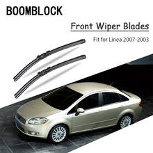 Boomblock-kit de acessórios para autos, 2 peças, borracha, limpador de para-brisas, original, fiat linea 2007, 2008, 2009, 2010, 2011, 2012 2024 - compre barato