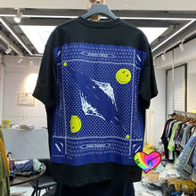 Kapital camiseta masculina e feminina, dupla manga curta, de alta qualidade, coleção 2021 2024 - compre barato