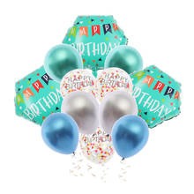 Balão para festa de aniversário com lantejoulas, 13 estilos de alumínio, decoração de festa de casamento, para aniversário de bebê 2024 - compre barato