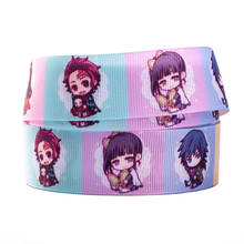 10yards different sizes hot Japanese cartoon pattern printed grosgrain ribbon 2024 - buy cheap