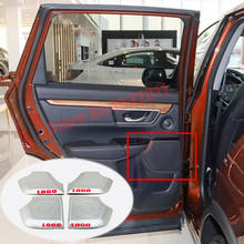 Altavoz de puerta Interior de acero inoxidable para coche, cubierta de bocina de audio, embellecedores, accesorios de estilo para Honda CRV CR-V 2017 2018 2019 2020 2024 - compra barato