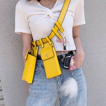 Women Waist Bag Fashion Leather Waist Belt Bag Crossbody Chest Bags Girl Fanny Pack Small Phone Pack shoulder strap Packs 2024 - buy cheap