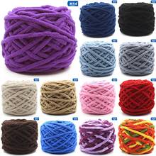 NEW 100G 1 Ply Soft Milk Cotton Polyester Blended Yarn Chunky Chenille Hand Knitting Crochet Baby Yarn Knit Hat Scarf Slippers 2024 - buy cheap