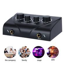 Karaoke Sound Mixer digital sound Professional Audio System Portable Mini Digital Audio Sound Karaoke Machine Echo Mixer System 2024 - buy cheap