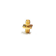 1 pc SMA Fêmea para Jack Fêmea Jack RF Coaxial Adaptador conversor furos panel mount Curto Goldplated NOVO atacado 2024 - compre barato